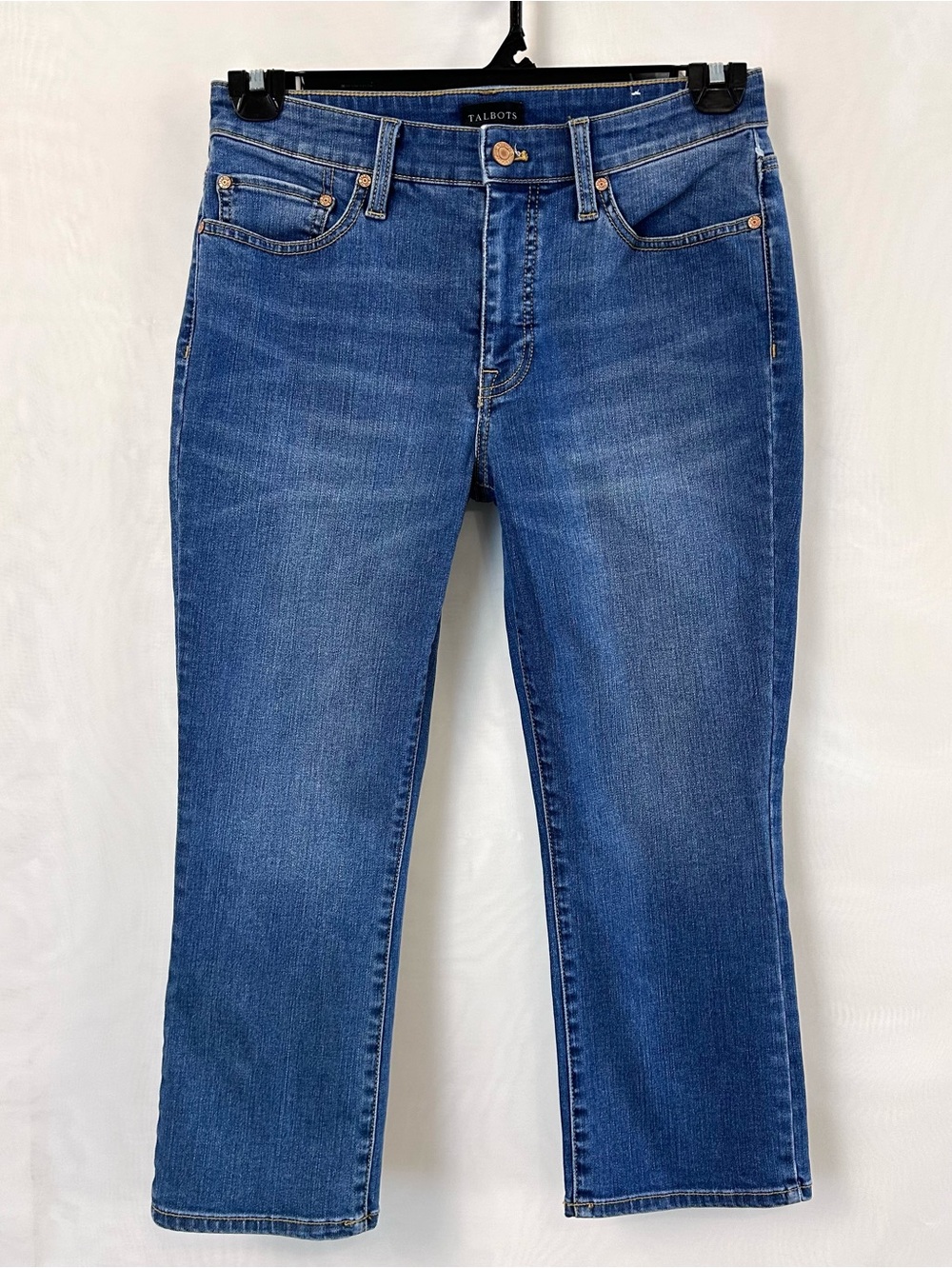 Talbots Women’s Straight Leg Crop Blue Jeans / Size 6 Petite